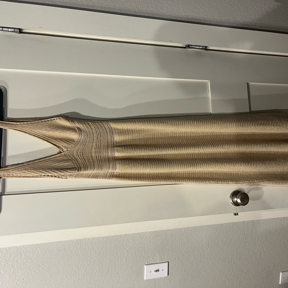 Tan resort wear dress